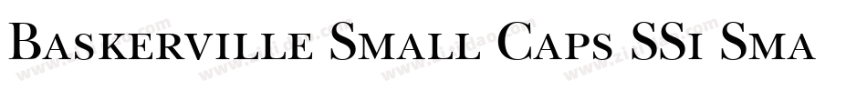 Baskerville Small Caps SSi Small Caps字体转换